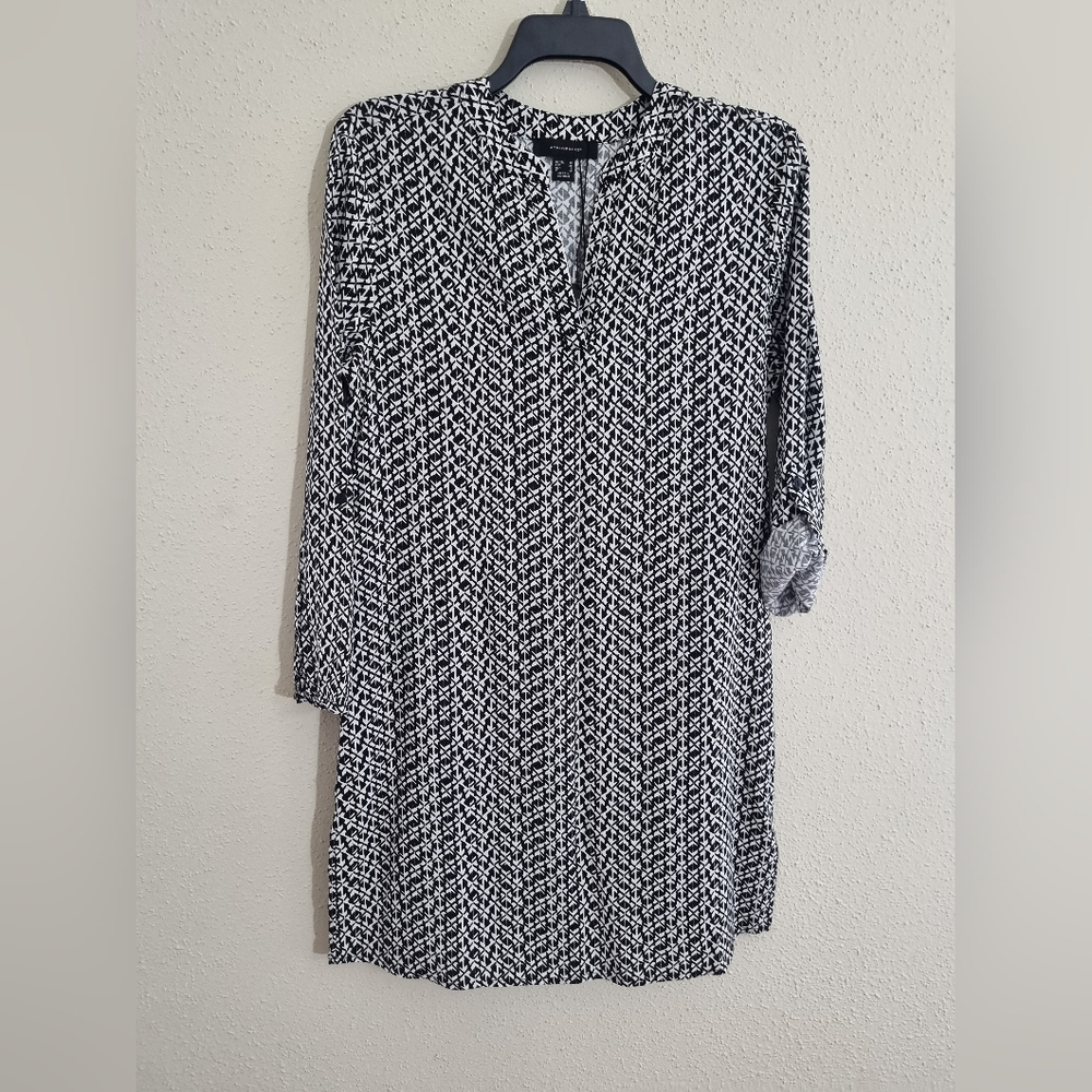 Atmosphere Monochrome Geometric Dress Black & White Size USA (6), UK (10). - Picture 6 of 10